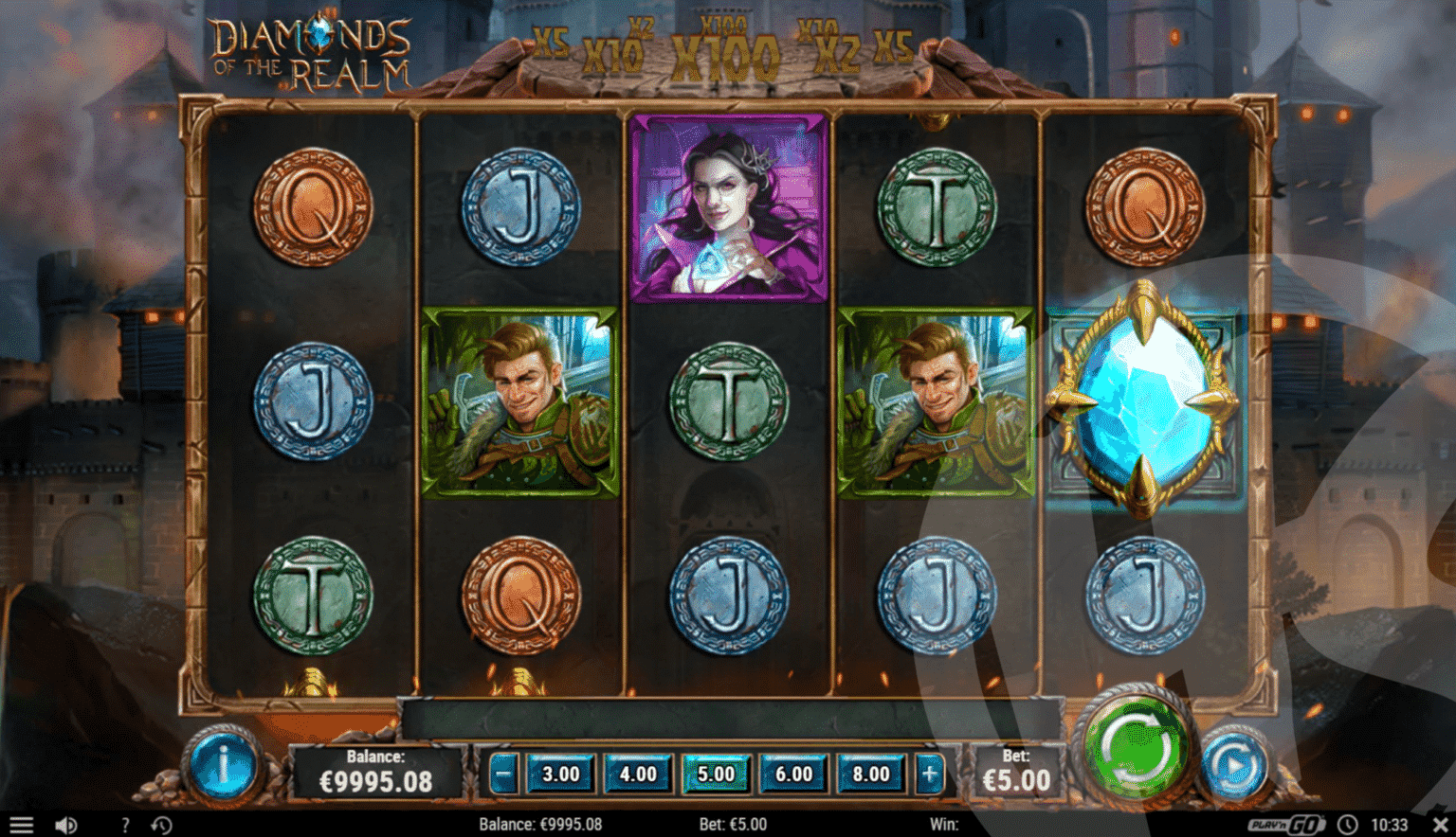 Diamonds of the Realm Slots