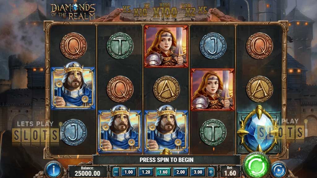 Diamonds of the Realm Slots